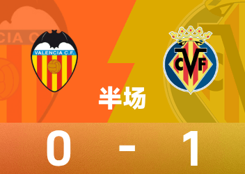 Entretiempo de La Liga: Moreno anotó un punto + cobró un penalti y anotó, Huang Qian lideró al Valencia 1-0