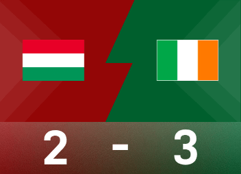 Informe previo al Mundial: hat-trick de Parrott + último tiro, Irlanda 3-2 Hungría, avanza a los play-offs