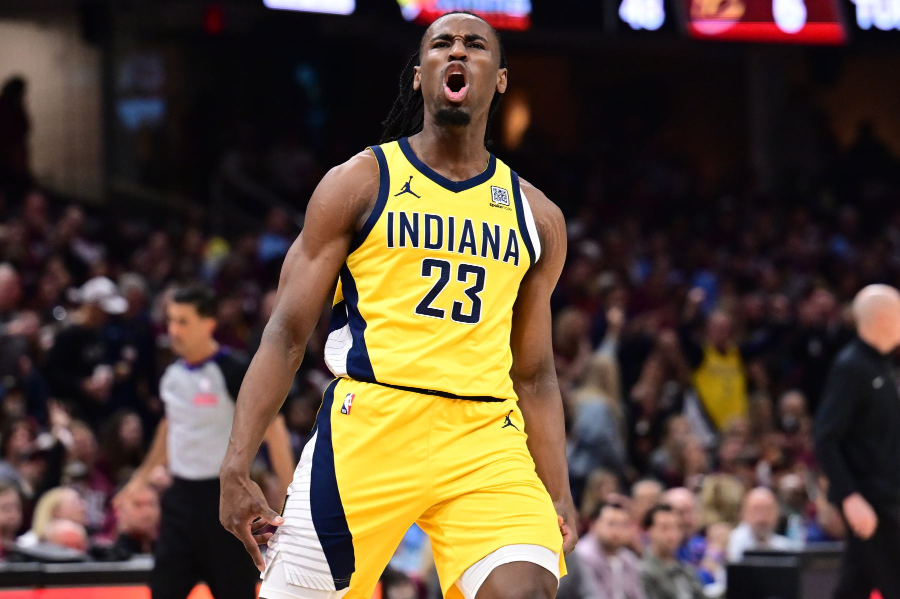 Nesmith acertó 3 de 4 triples en el segundo cuarto y anotó 11 puntos, ayudando a los Pacers a reducir la diferencia de puntos.