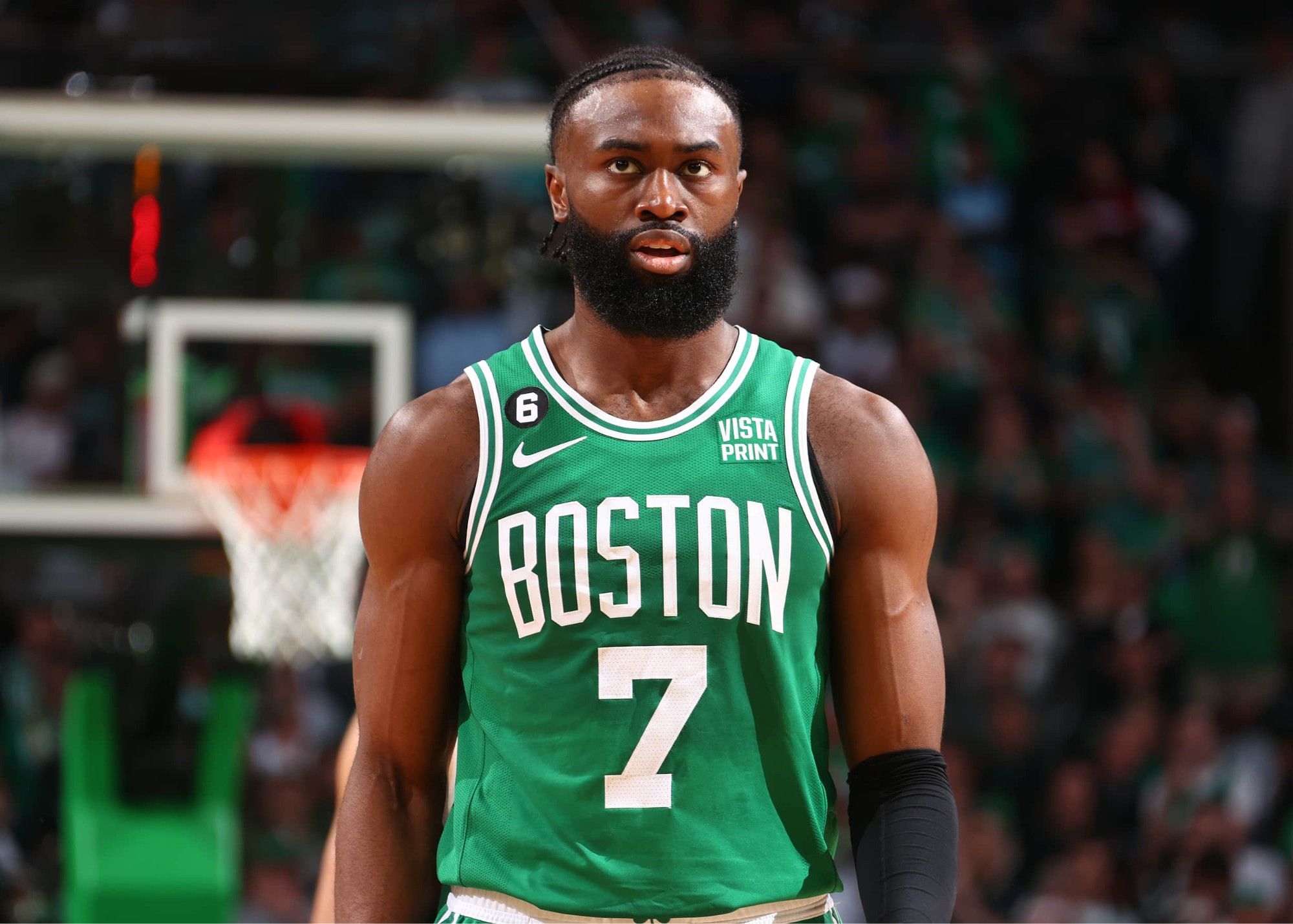 Brown anotó 24 puntos eficientes en la mitad y los Celtics vencieron a los Wizards 44-23 en un solo cuarto.